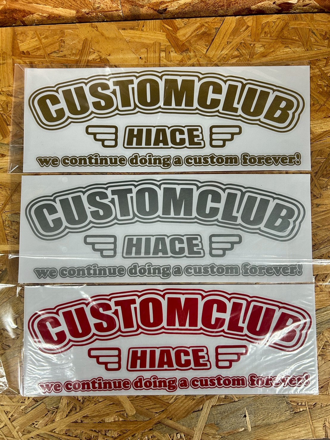 アーチ３列30cm　ステッカー