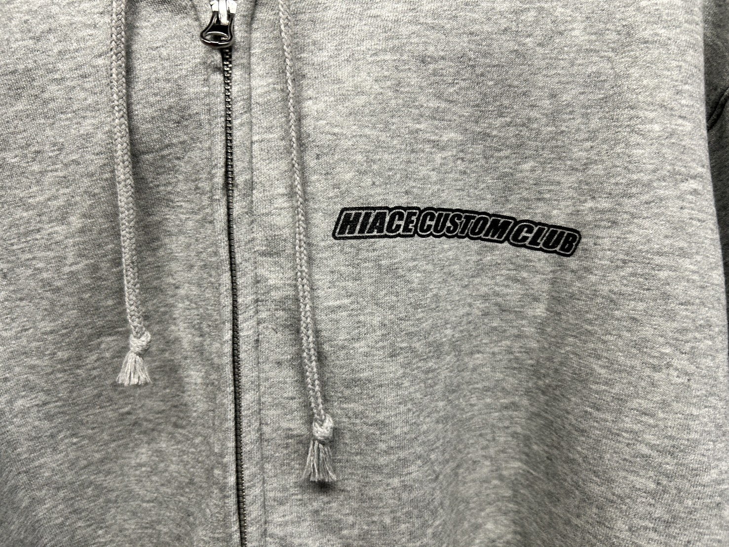 HCC　フルジッパーパーカー　グレー