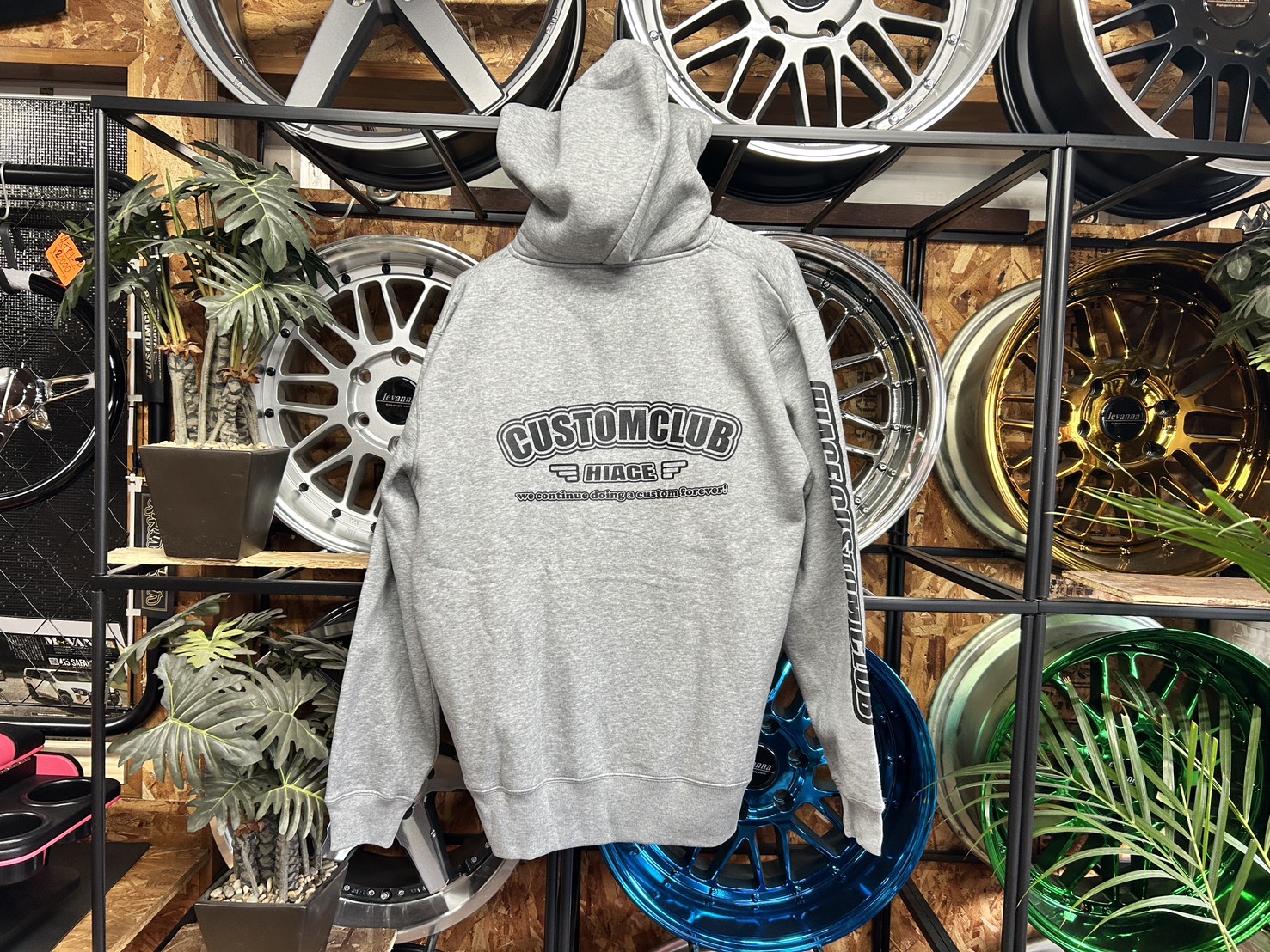 HCC　フルジッパーパーカー　グレー