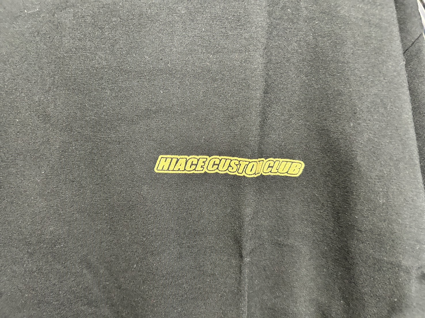 HCC　ロンＴ長袖　黒地ゴールド